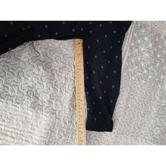 ALFRED  SUNG  Sheer Sleeves Small dot patterned pleated top waist tie dress XS - Picture 9 of 10